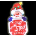 Santa Stop Sign