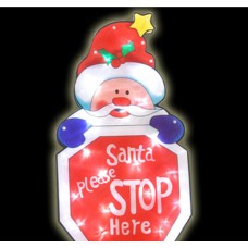 Santa Stop Sign
