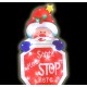 Santa Stop Sign